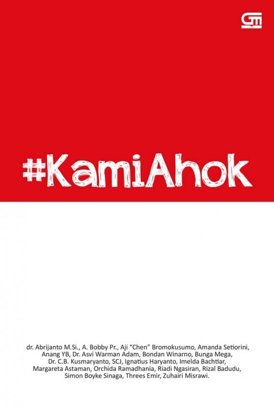 Cover Buku #Kami Ahok