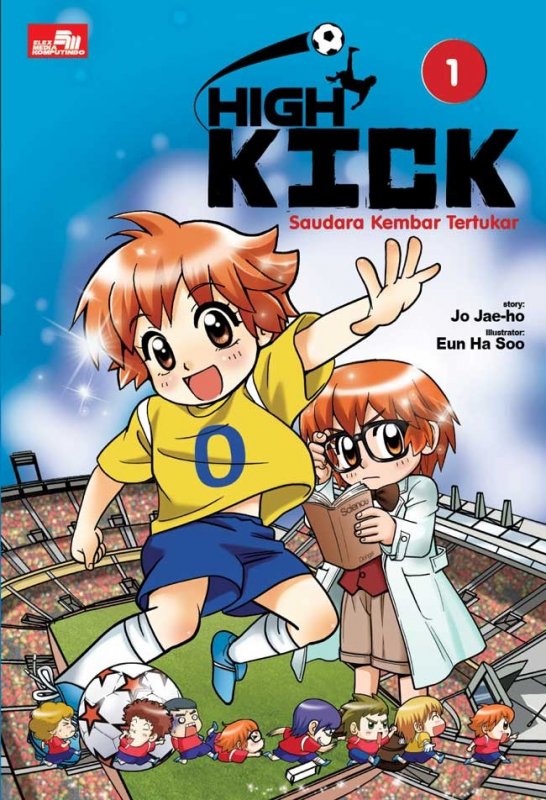 Cover Buku High Kick 1: Saudara Kembar Tertukar