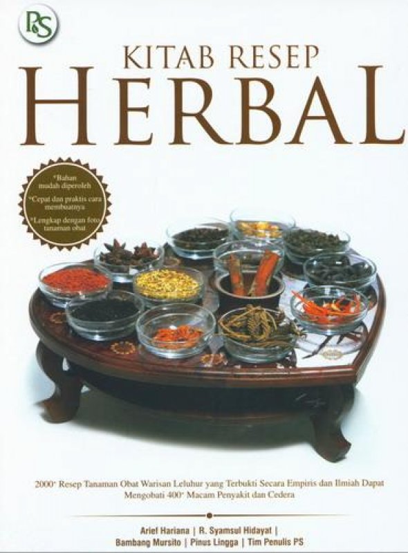 Cover Buku Kitab Resep Herbal (BK)