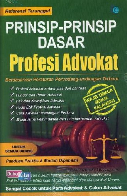Cover Buku Prinsip-Prinsip Dasar Profesi Advokat (BK)