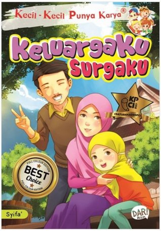 Cover Buku KKPK FULL COLOUR: KELUARGAKU SURGAKU