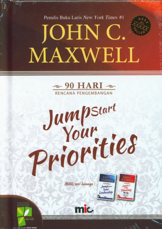 Cover Buku JumpStart Your Priorities (HC)