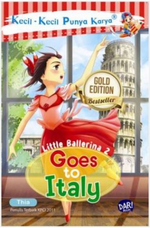 Cover Buku KKPK: LITTLE BALLERINA#2: GOES TO ITALY-NEW