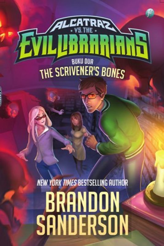 Cover Buku Alcatraz vs. The Evil Librarians - The Scriveners Bones (Buku 2)