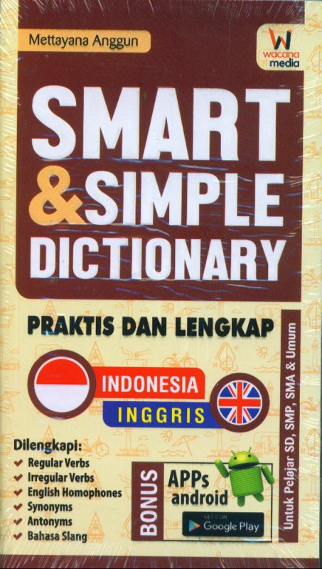 Cover Buku SMART & SIMPLE DICTIONARY PRAKTIS DAN LENGKAP INDONESIA-INGGRIS - INGGRIS-INDONESIA