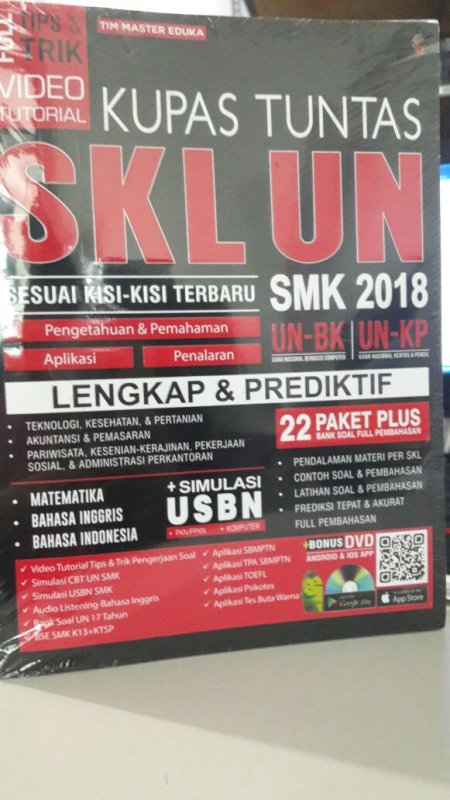 Cover Buku KUPAS TUNTAS SKL UN SMK 2018