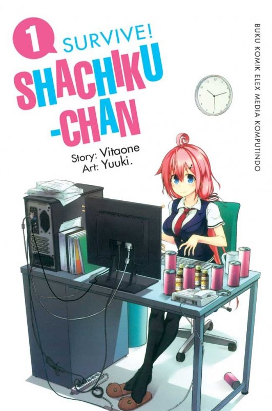 Cover Buku Survive! Shachiku-Chan 1