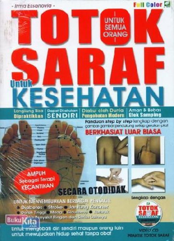 Cover Buku Totok Saraf Untuk Kesehatan (Full Color, BK)