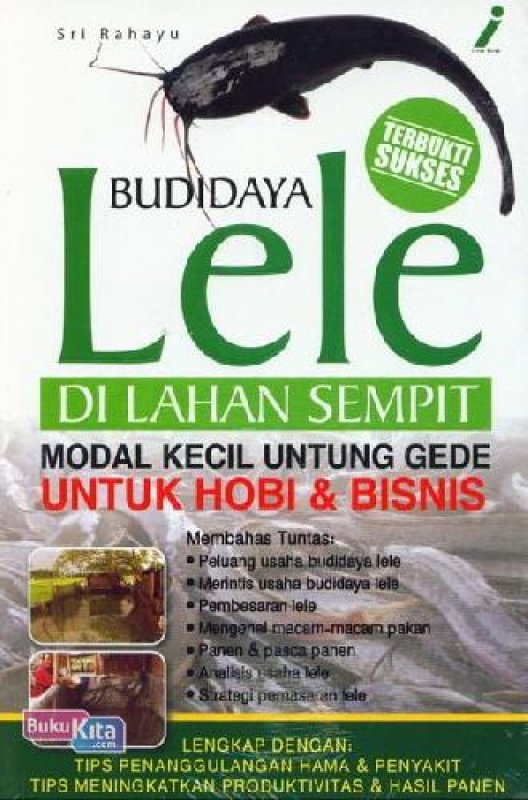 Cover Buku Budidaya Lele Di Lahan Sempit (BK)