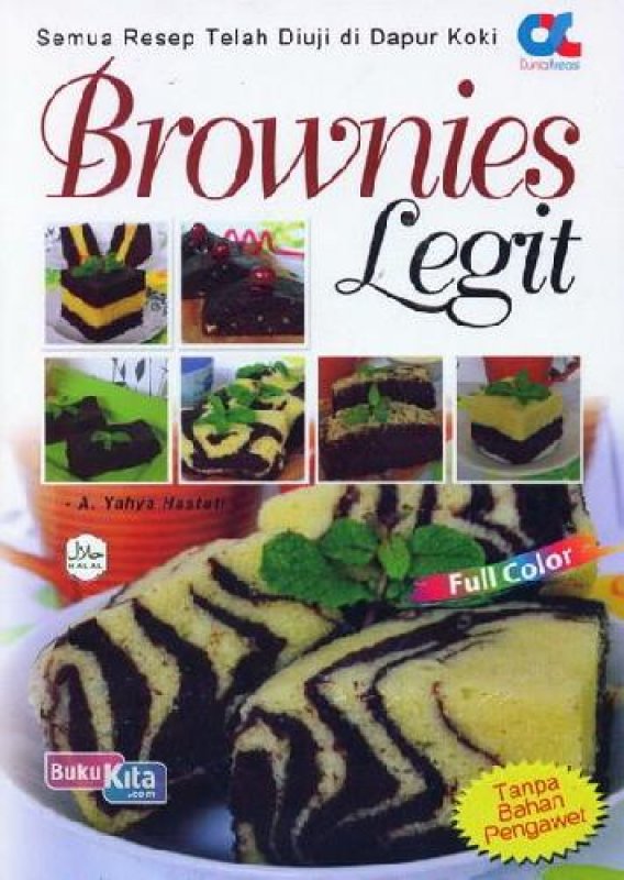 Cover Buku Brownies Legit (full color) (BK)