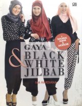 Gaya Black & white jilbab (Disc 50%)