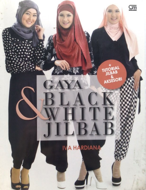 Cover Depan Buku Gaya Black & white jilbab (Disc 50%)