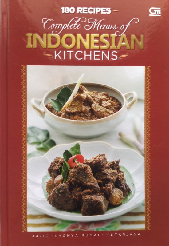 Cover Buku 180 Recipes Complete Menus of Indonesian Kitchens