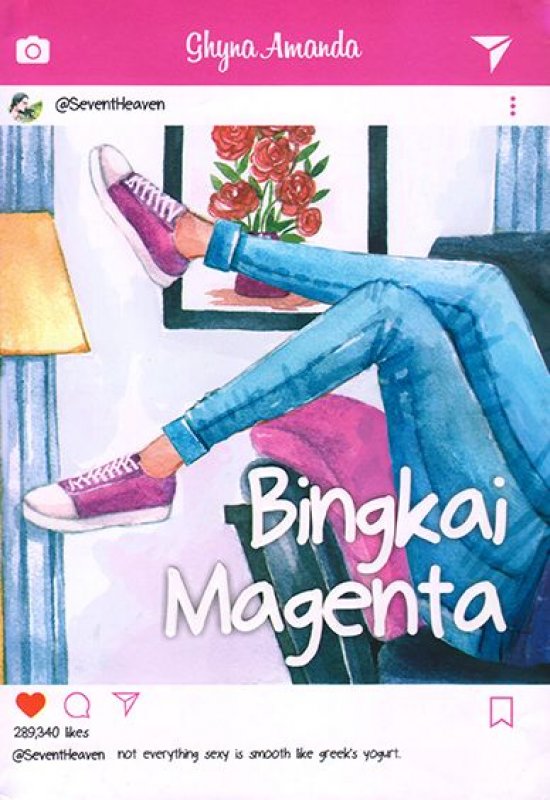 Cover Buku Bingkai Magenta