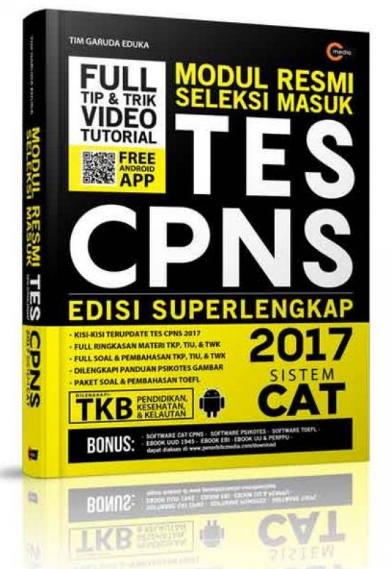 Cover Buku Modul Resmi Seleksi Masuk Tes CPNS 2017