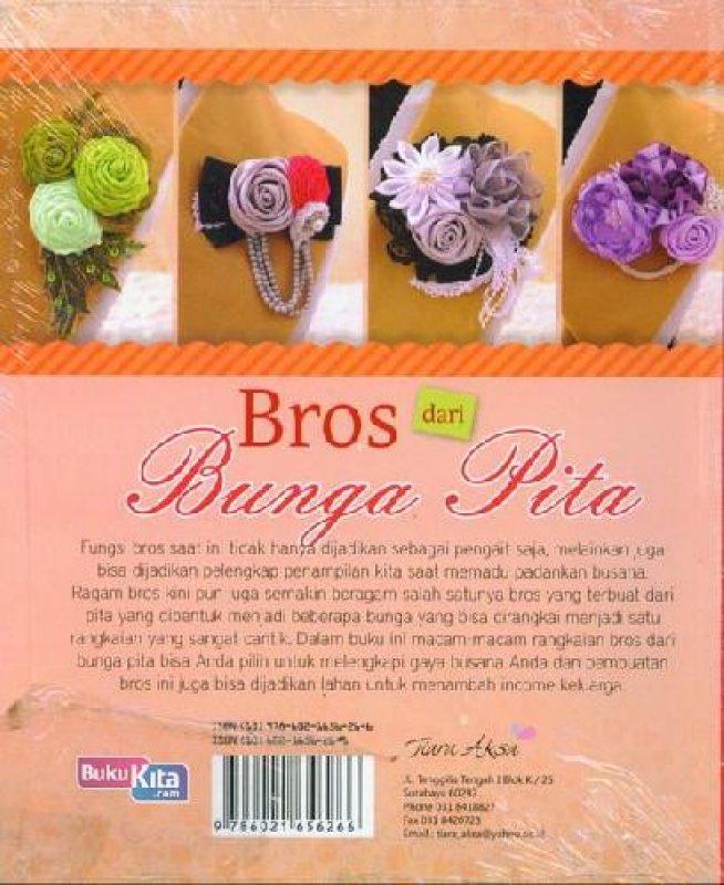 Cover Belakang Buku Bros dari Bunga Pita (BK)