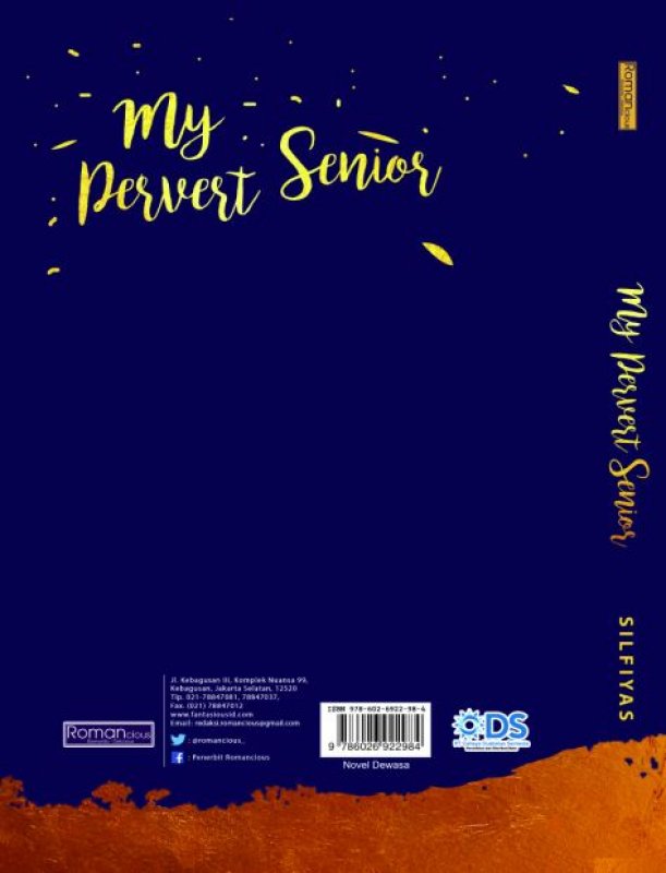 Cover Belakang Buku My Pervert Senior [Edisi TTD + Blocknote]