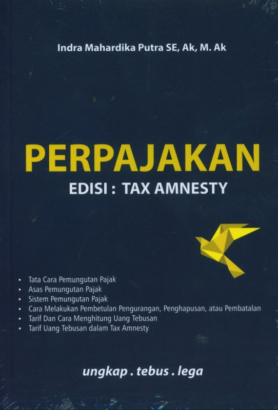Cover Buku Perpajakan Edisi : Tax Amnesty