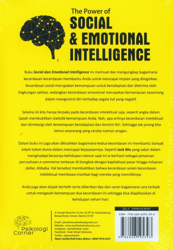 Cover Belakang Buku The Power of Social & Emotional Intelligence
