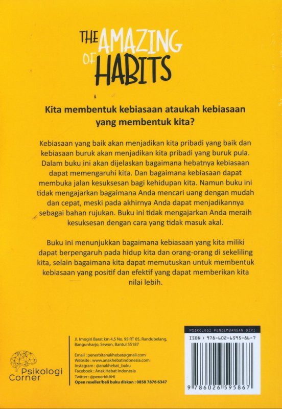 Cover The Amazing of Habits