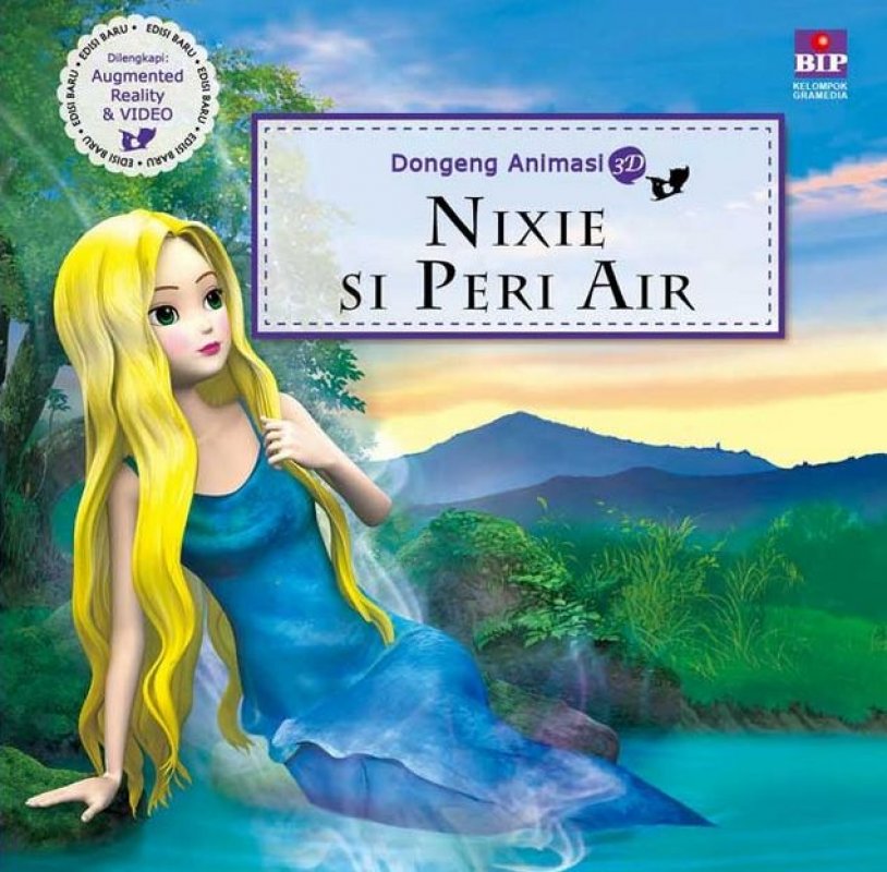 Cover Buku Seri Dongeng Animasi 3D : Nixie Si Peri Air