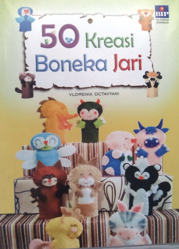 Cover Buku 50 Kreasi Boneka Jari (Disc 50%)