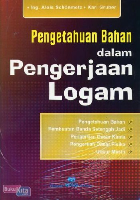 Cover Buku Pengetahuan Bahan dalam Pengerjaan Logam (BK) (Disc 50%)