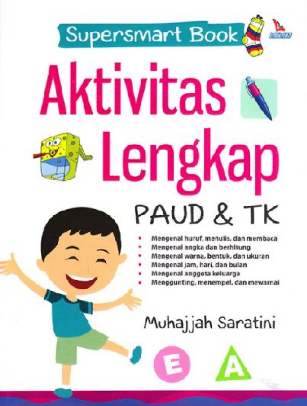 Cover Buku SUPERSMART BOOK AKTIVITAS LENGKAP PAUD & TK
