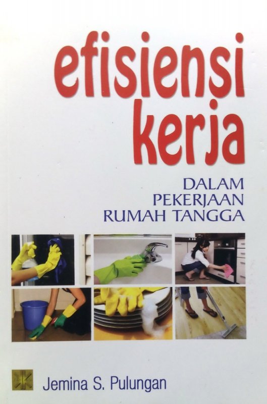 Cover Buku Efisiensi kerja dalam pekerjaan rumah tangga