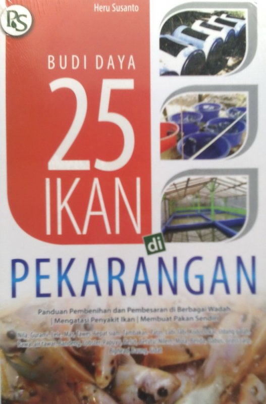 Cover Buku Budidaya 25 Ikan di Pekarangan