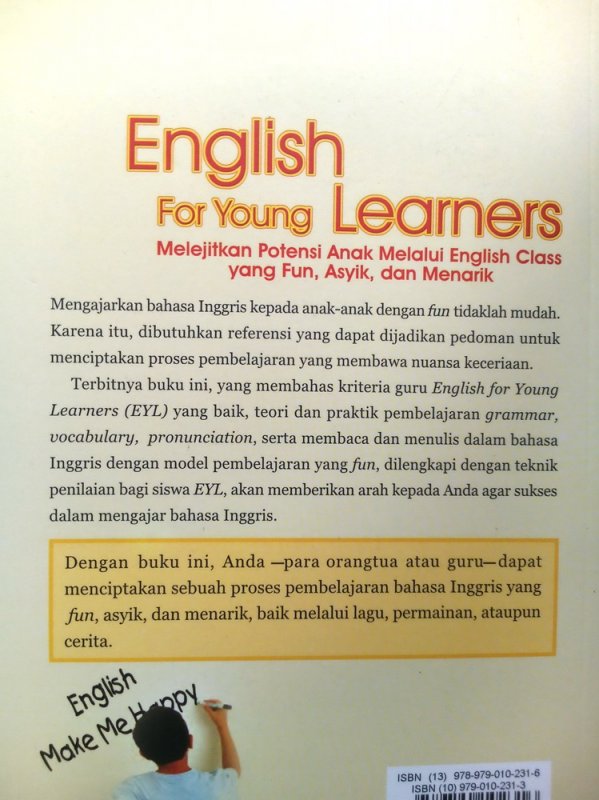 Cover Belakang Buku English For Young Learners
