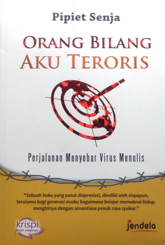 Cover Buku Orang Bilang Aku Teroris