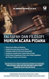 Falsafah dan Filosofi Hukum Acara Pidana
