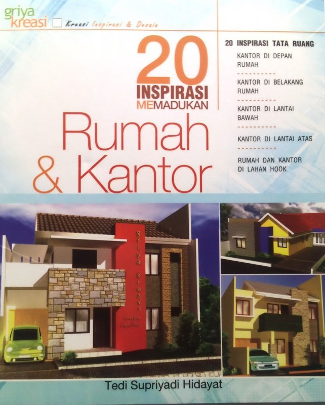 Cover 20 Inspirasi Memadukan Rumah+Kantor (Disc 50%)