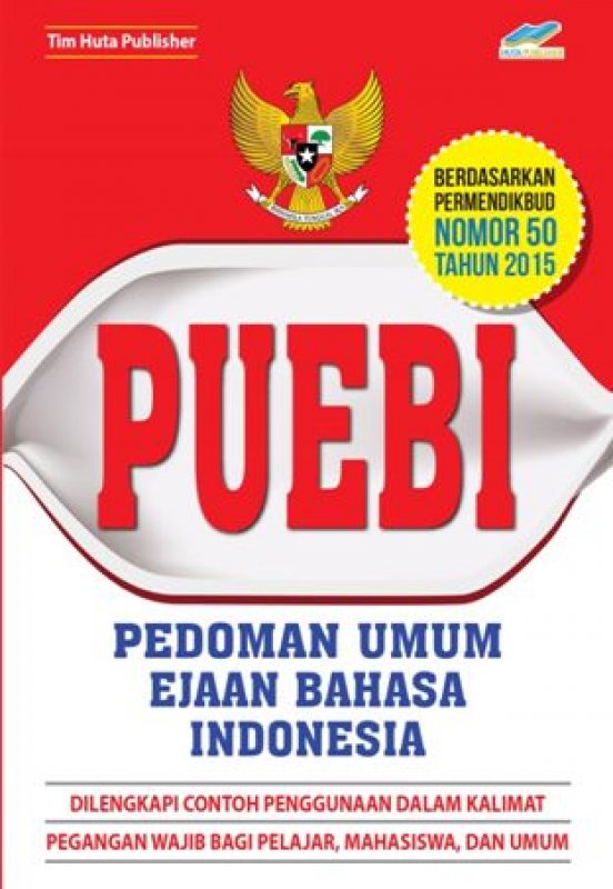 Cover Buku PUEBI (Pedoman Umum Ejaan Bahasa Indonesia)