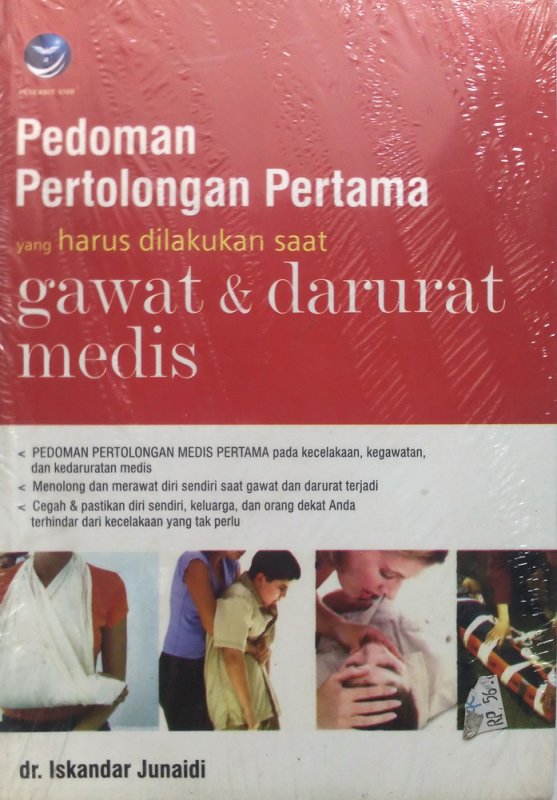 Cover Buku Pedoman pertolongan pertama yang harus dilakukan saat gawat & darurat medis