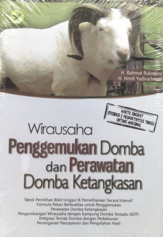 Cover Wirausaha Penggemukan Domba Dan Perawatan Domba Ketangkasan (Disc 50%)