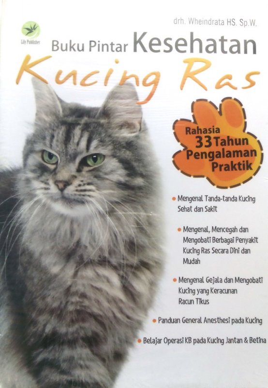 Cover Buku Buku Pintar Kesehatan Kucing Ras (BK)