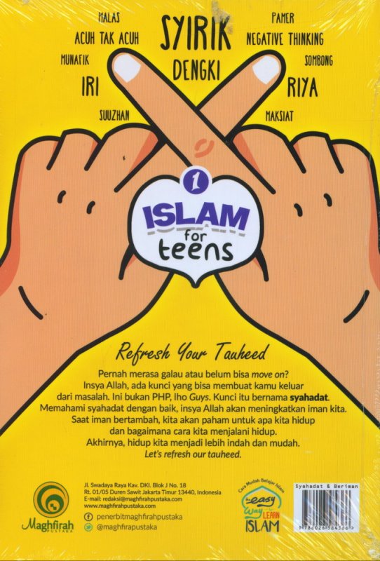 Cover Belakang Buku Islam for Teens #1 : Refresh Your Tauheed