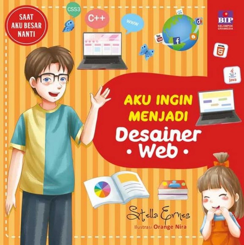 Cover Buku Aku Ingin Menjadi Desainer Web
