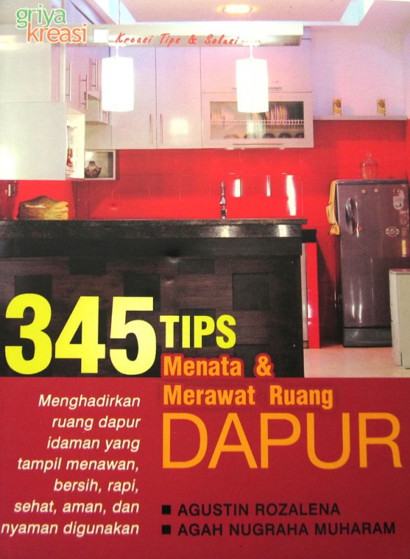 Cover Buku 345 Tips Menata & Merawat Dapur