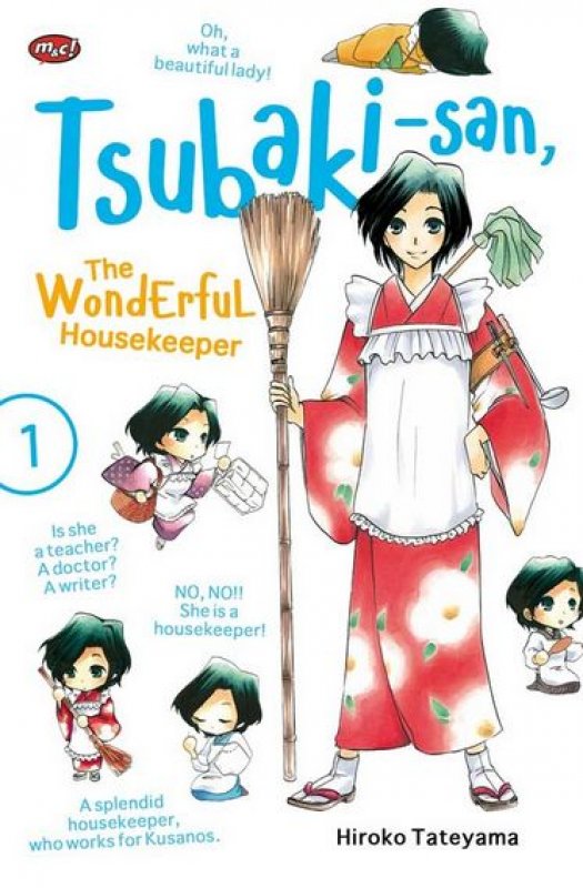 Cover Buku Tsubaki-San, The Worderful Housekeeper 01