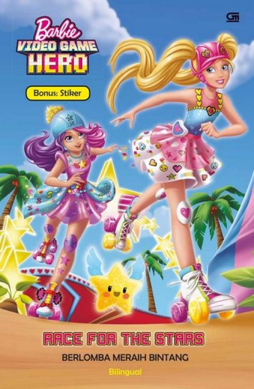 Cover Buku Barbie Video Game Hero: Berlomba Meraih Bintang (Race for the Stars)