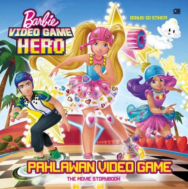 Cover Buku Barbie Video Game Hero: Pahlawan Video Game - The Movie Storybook