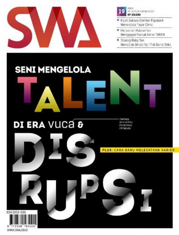 Cover Buku Majalah SWA Sembada No. 19 | 14 - 27 September 2017