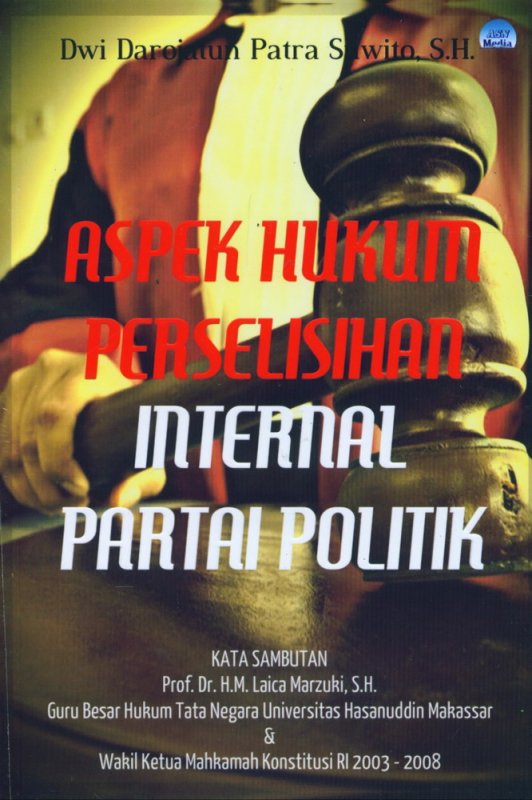 Cover Buku Aspek Hukum Perselisihan Internal Partai Politik