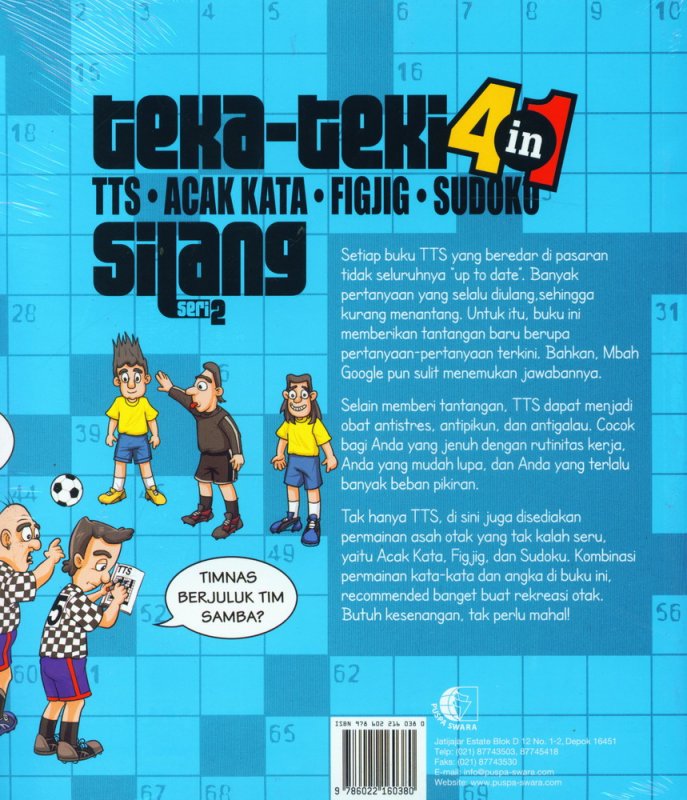 Cover Belakang Buku Teka-Teki Silang 4 in 1 Seri 2