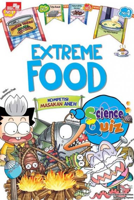 Cover Buku Science Quiz : Extreme Food