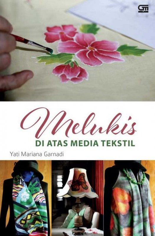 Cover Buku Melukis di Atas Mediatekstil
