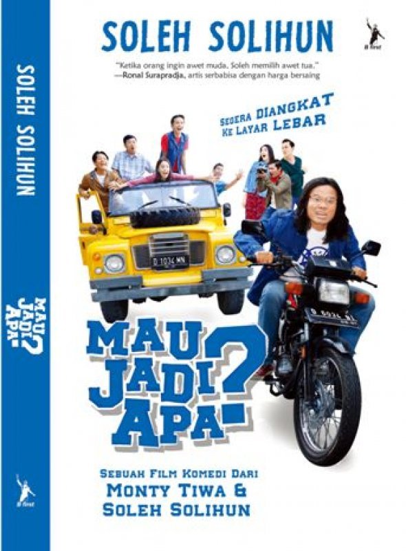 Cover Buku Mau Jadi Apa? (Jaket Cover Film)
